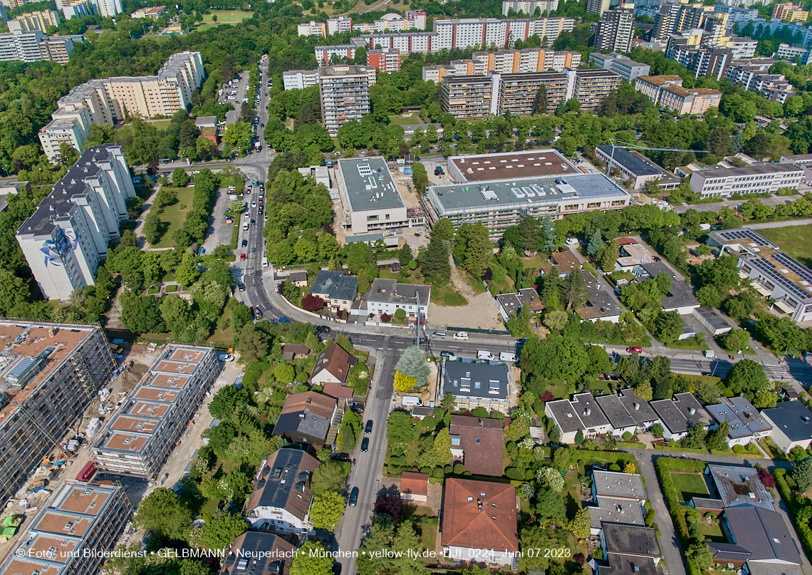 07.06.2023 - Baustelle zur Grundschule am Karl-Marx-Ring in Neuperlach